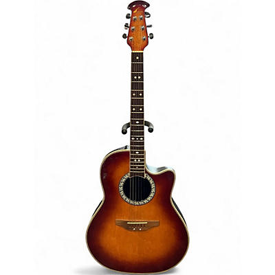 Used Ovation CC057 Tobacco Sunburst Acoustic Electric Guitar