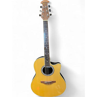 Used Ovation CC057 celebrity  Natural Acoustic Electric Guitar