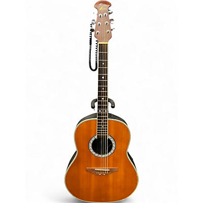 Used Ovation CC067LH Celebrity  Natural Acoustic Electric Guitar