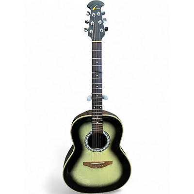 Used Ovation CC11 Blue Sunburst Acoustic Guitar