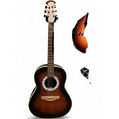 Used Ovation CC11 Brown Sunburst Acoustic Guitar