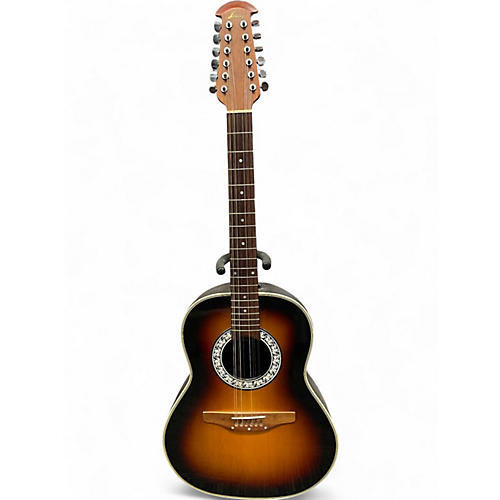 Used Ovation CC15 Celebrity 3 Color Sunburst 12 String Acoustic Guitar 3 Color Sunburst