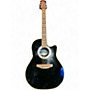 Used Ovation CC157 Black Acoustic Electric Guitar Black