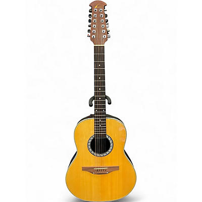 Used Ovation CC165 Natural 12 String Acoustic Electric Guitar