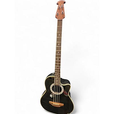 Used Ovation CC174 CELEBRITY BLACK GLOSS Acoustic Bass Guitar