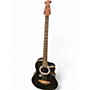 Used Ovation CC174 CELEBRITY BLACK GLOSS Acoustic Bass Guitar BLACK GLOSS