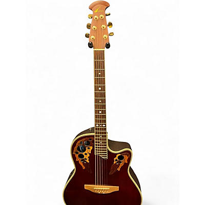 Used Ovation CC247 Walnut Acoustic Electric Guitar