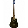 Used Ovation CC2474 BLACK Acoustic Bass Guitar BLACK