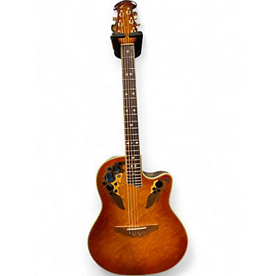 Used Ovation CC257 Amber Acoustic Electric Guitar
