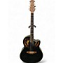 Used Ovation CC257 Black Acoustic Electric Guitar Black
