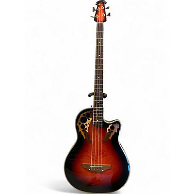 Used Ovation CC274 CELEBRITY DELUXE SUNBURST Acoustic Bass Guitar