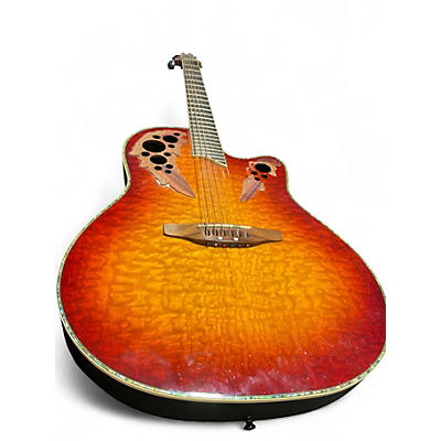 Used Ovation CC44 2 Color Sunburst Acoustic Guitar