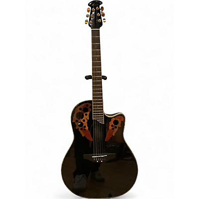 Used Ovation CC44 Black Acoustic Electric Guitar