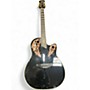 Used Ovation CC44 Celebrity Black Acoustic Electric Guitar Black