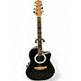 Used Ovation CC57 CELEBRITY Black Acoustic Electric Guitar Black