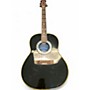 Used Ovation CC67 Black Acoustic Electric Guitar Black
