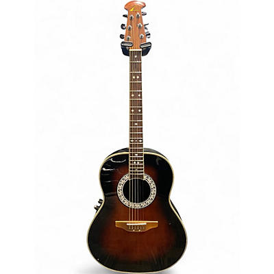 Used Ovation CC67 Celebrity Tobacco Burst Acoustic Electric Guitar
