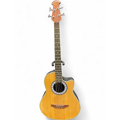 Used Ovation CC74 Natural Acoustic Bass Guitar