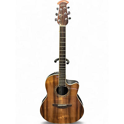 Used Ovation CCS24P-FKOA Antique Natural Acoustic Electric Guitar