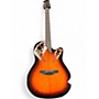 Used Ovation CE44 SUNBURST Acoustic Electric Guitar SUNBURST
