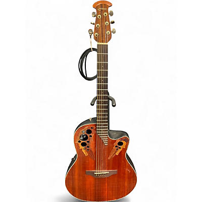 Used Ovation CE44P-PD Celebrity Natural Acoustic Electric Guitar