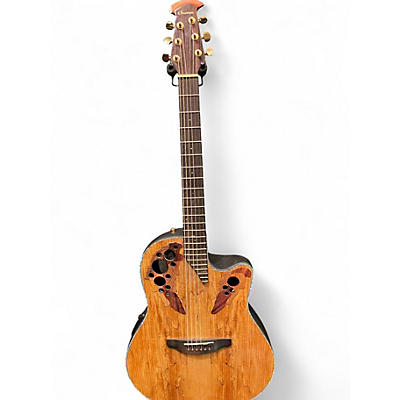 Used Ovation CE44P SM Spalted Maple Acoustic Electric Guitar