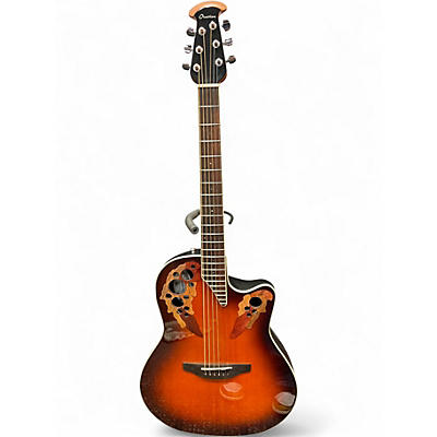Used Ovation CE48 Celebrity Series 2 Color Sunburst Acoustic Electric Guitar