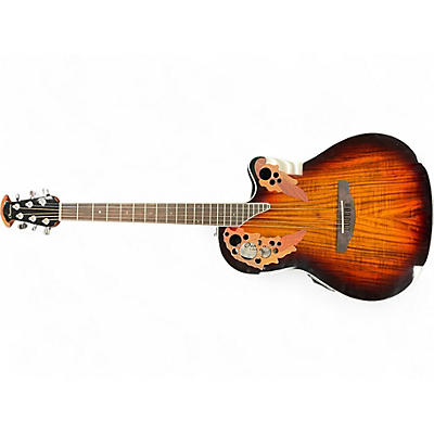 Used Ovation CE48-P CELEBRITY KOA BURST Acoustic Electric Guitar