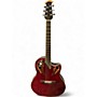 Used Ovation CE48-RR-G RED Acoustic Guitar RED