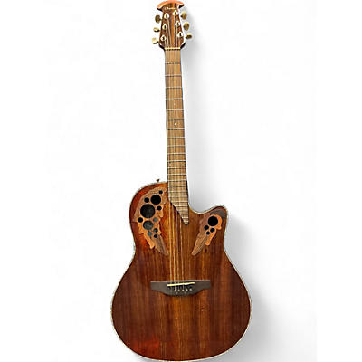 Used Ovation CELEBRITY CE44P Natural Acoustic Electric Guitar
