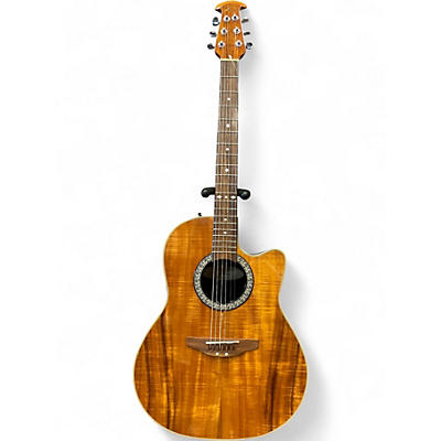 Used Ovation CK 047 Roasted Natural  Acoustic Electric Guitar