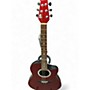 Used Ovation CK 057 Candy Apple Red Acoustic Electric Guitar Candy Apple Red