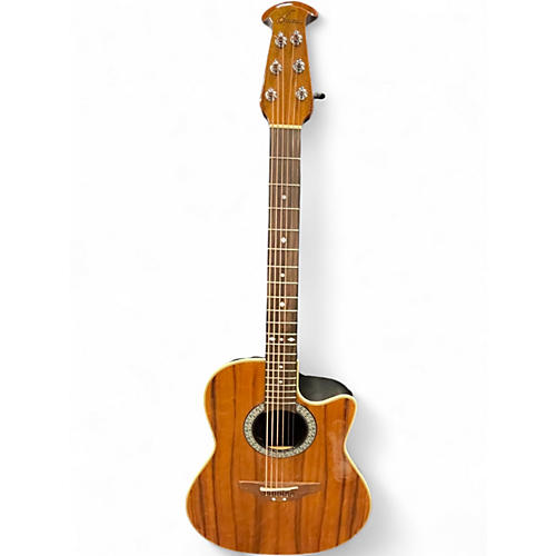 Used Ovation CK047-Fkoa Celebrity Natural Acoustic Electric Guitar Natural