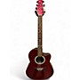 Used Ovation CK057 Red Acoustic Electric Guitar Red