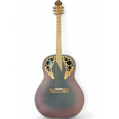 Used Ovation COLLECTORS SERIES 98 Natural Acoustic Electric Guitar