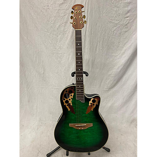 Ovation Used Ovation CS 247 Acoustic Electric Guitar Green