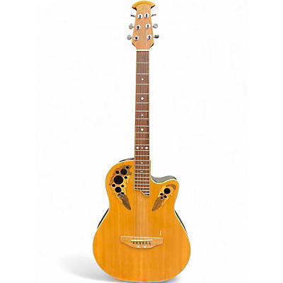 Used Ovation CS212 Worn Natural Acoustic Guitar