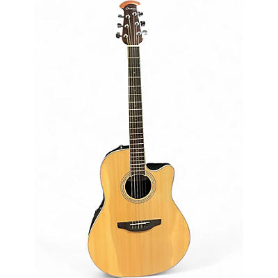 Used Ovation CS24-4 Natural Acoustic Electric Guitar