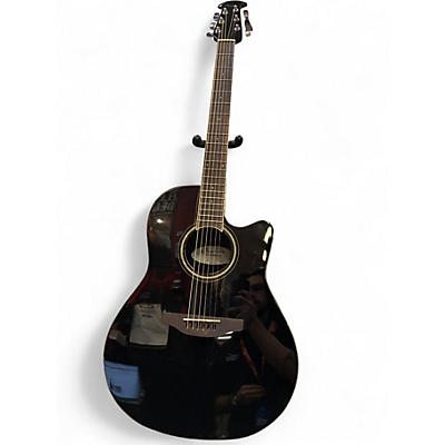 Used Ovation CS24-5 Black Acoustic Electric Guitar