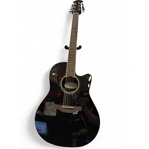 Used Ovation CS24-5 Black Acoustic Electric Guitar Black