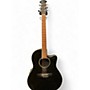 Used Ovation CS24 Black Acoustic Electric Guitar Black