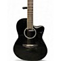 Used Ovation CS24 Black Acoustic Electric Guitar Black
