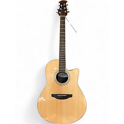 Used Ovation CS24 Natural Acoustic Electric Guitar