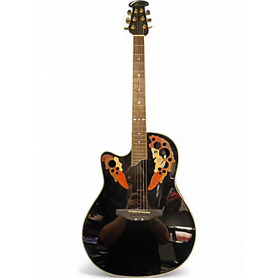 Used Ovation CS247 Black Acoustic Electric Guitar