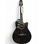 Used Ovation CS24C CELEBRITY Black Classical Acoustic Electric Guitar Black