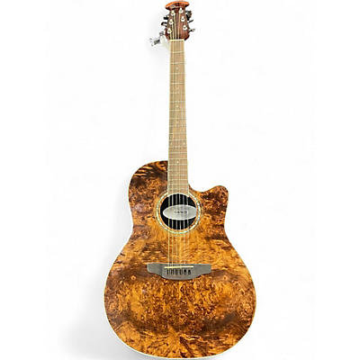 Used Ovation CS24P-NBM BURL Acoustic Electric Guitar