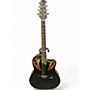 Used Ovation CS257 Celebrity Black Acoustic Electric Guitar Black