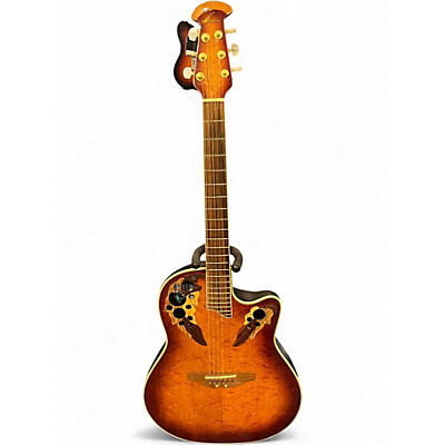 Used Ovation CS257 Celebrity Honey Burst Acoustic Electric Guitar