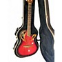 Used Ovation CS257 Celebrity Red Acoustic Electric Guitar Red