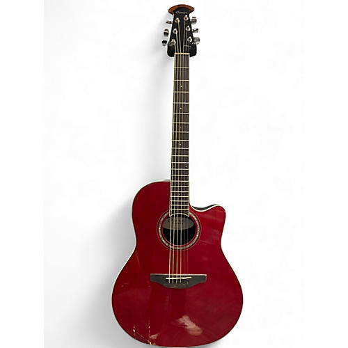 Used Ovation CS28-RR RED Acoustic Electric Guitar RED